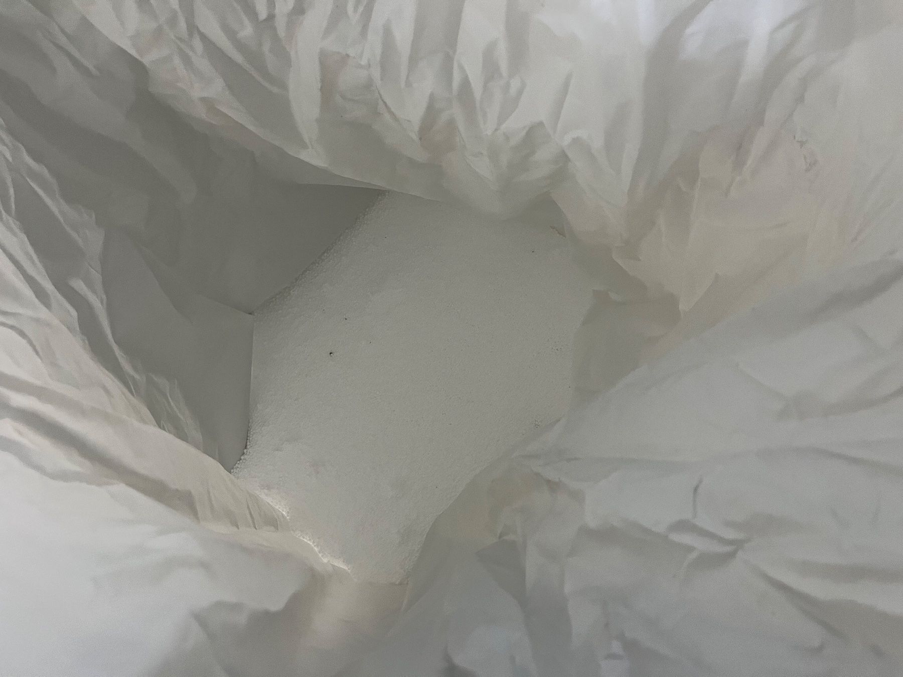 Materiale di riempimento: Styropor Granulat- Kügelchen – Usato da Mollis venduto da diligan 1