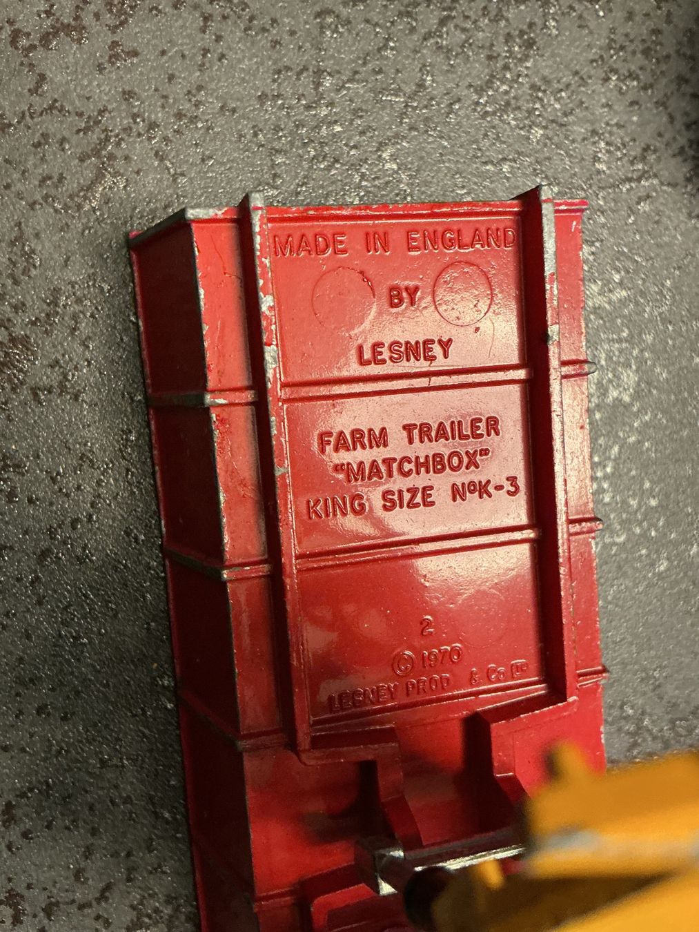Matchbox Modellini d'auto: Matchbox Traktor mit Anhänger 1970 – Usato da Horw venduto da adler65 5
