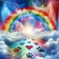 Diamond Painting Regenbogenwolken Pfoten-10-60x60-626