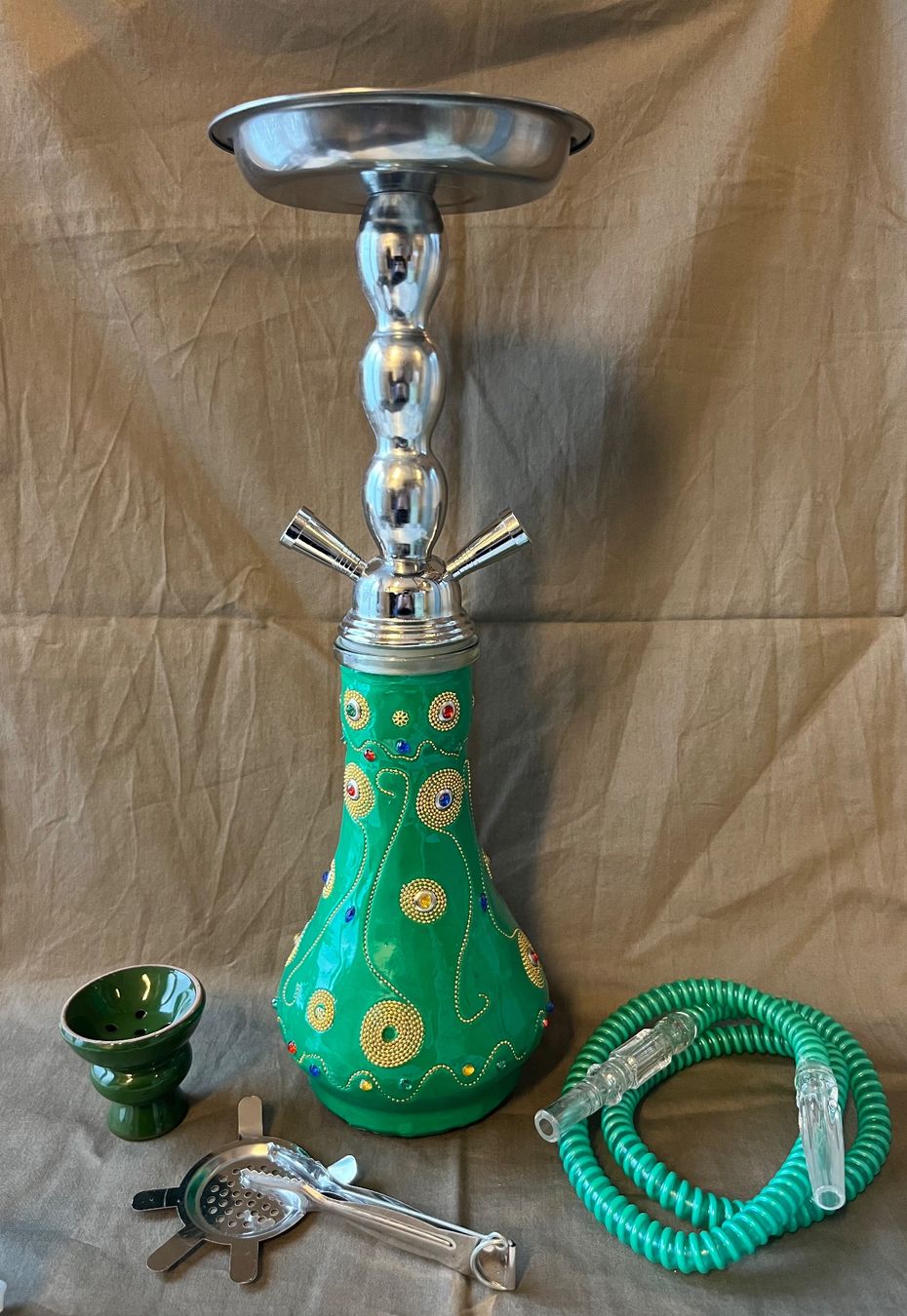 Narghilé: Atomic Shisha Grün – Nuovo e nell'imballaggio originale da Walchwil venduto da Marusha1