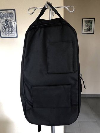 Rucksack für tragbare Infusion.