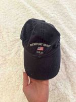 Baseball Cap Newport Beach U.S.A. black acceptable