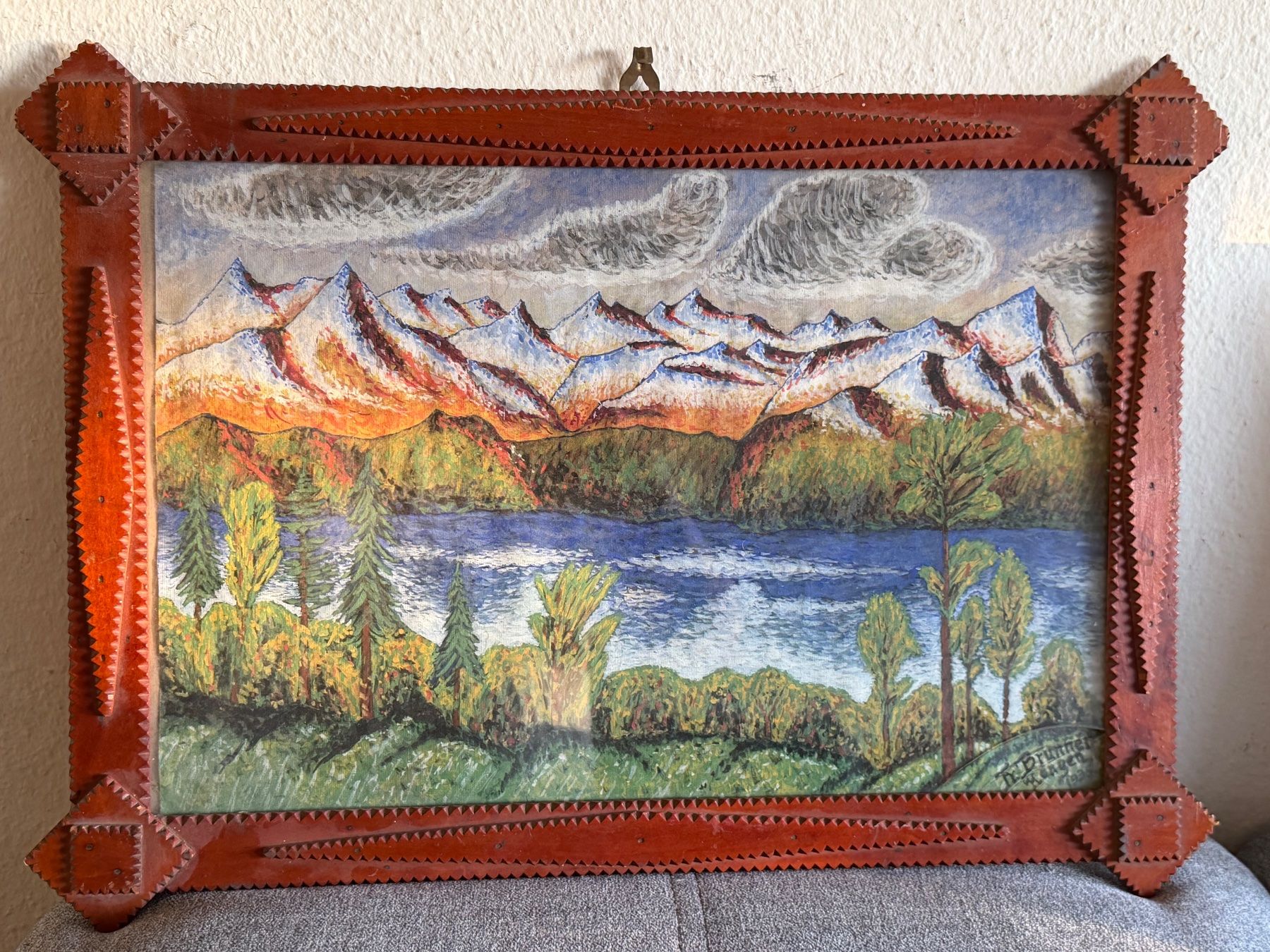 Dipinti: FRITZ BRUNNER Original Gemälde – Usato da Basel venduto da PAUL_ART