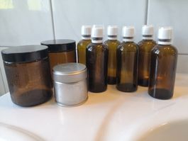 🤩36 STK: 21 BRAUNE GLÄSER & 11 WEISSE GLÄSER & 4 DOSEN