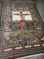 Vollseiden Teppich aus Qum, Iran – Einzigartiges