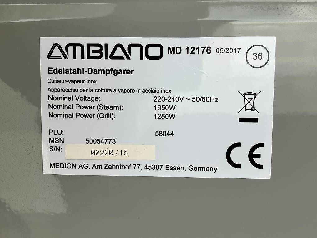 Appareils de cuisine: Dampfgarer – D'occasion à Ruswil par Buda010 2