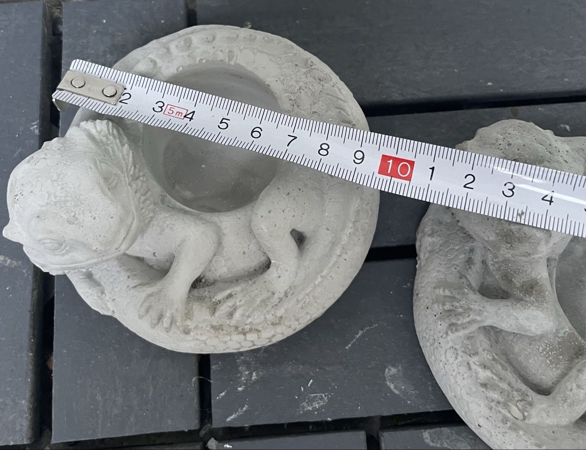 Toutes les décorations: 2er Set Kerzenhalter Eidechse neu – Neuf avec emballage d'origine à Au ZH par Jaggy4 4