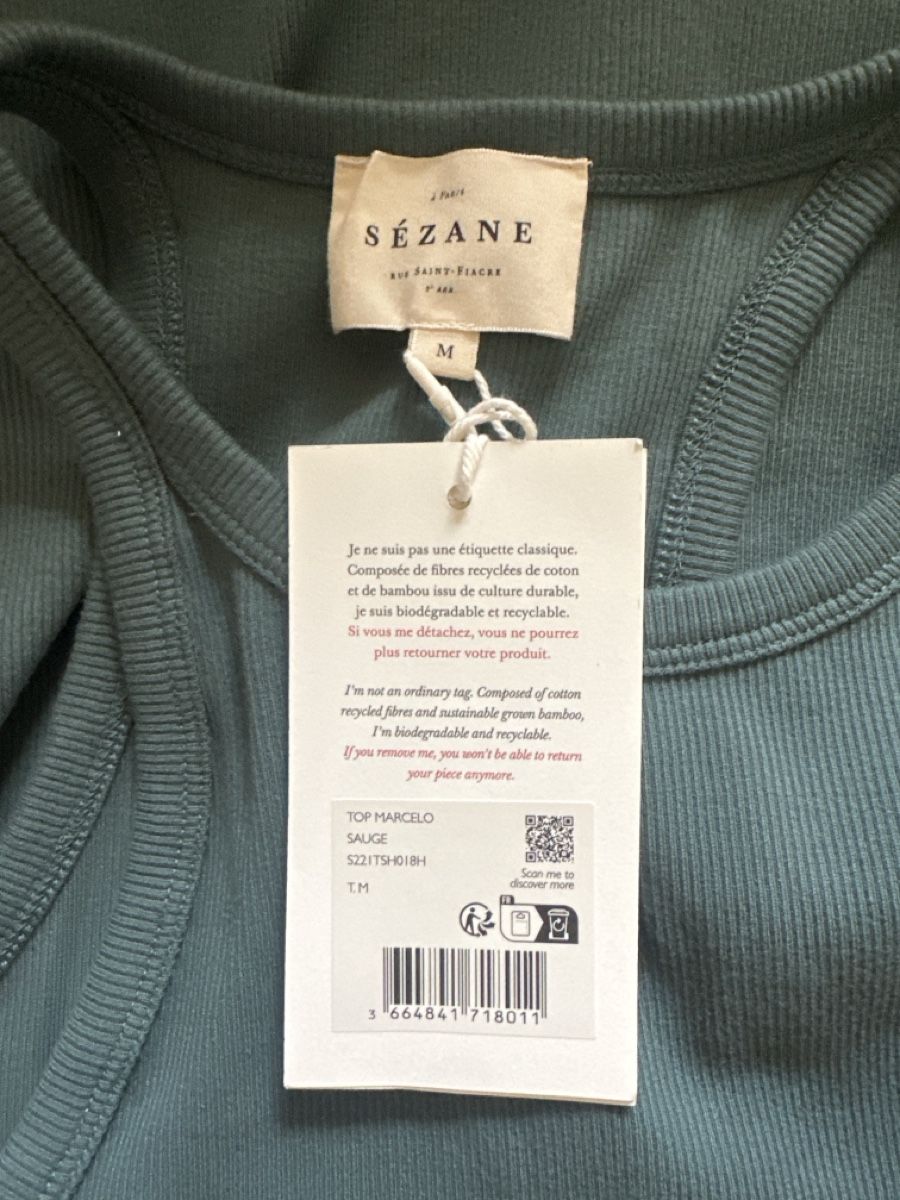 Sezane Tops: Sezane tank top  – Neuf avec emballage d'origine à Zürich par honeybunny91 2