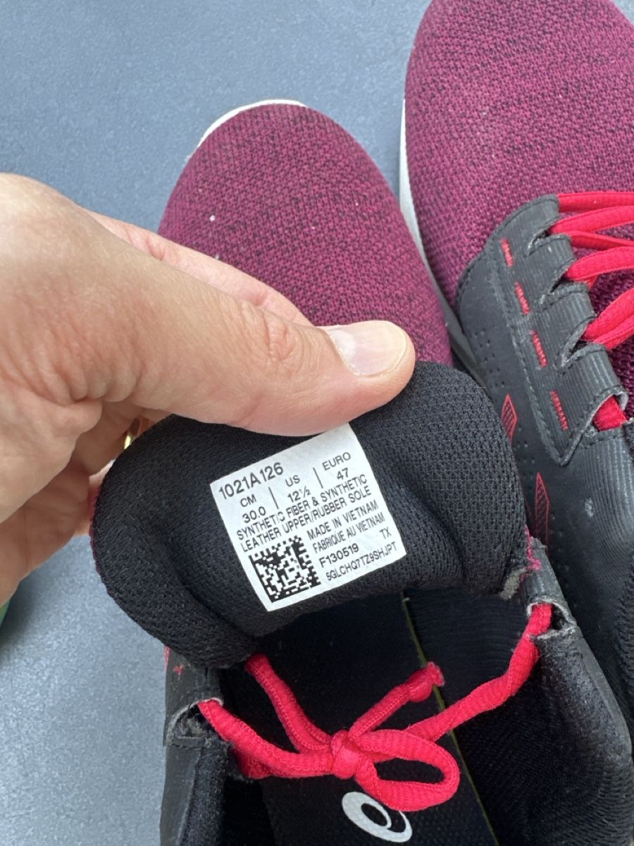 Asics Scarpe da uomo: Asics Laufschuhe Herren Grösse 47 Grau/Blau – Usato da Port venduto da lebaron82 8