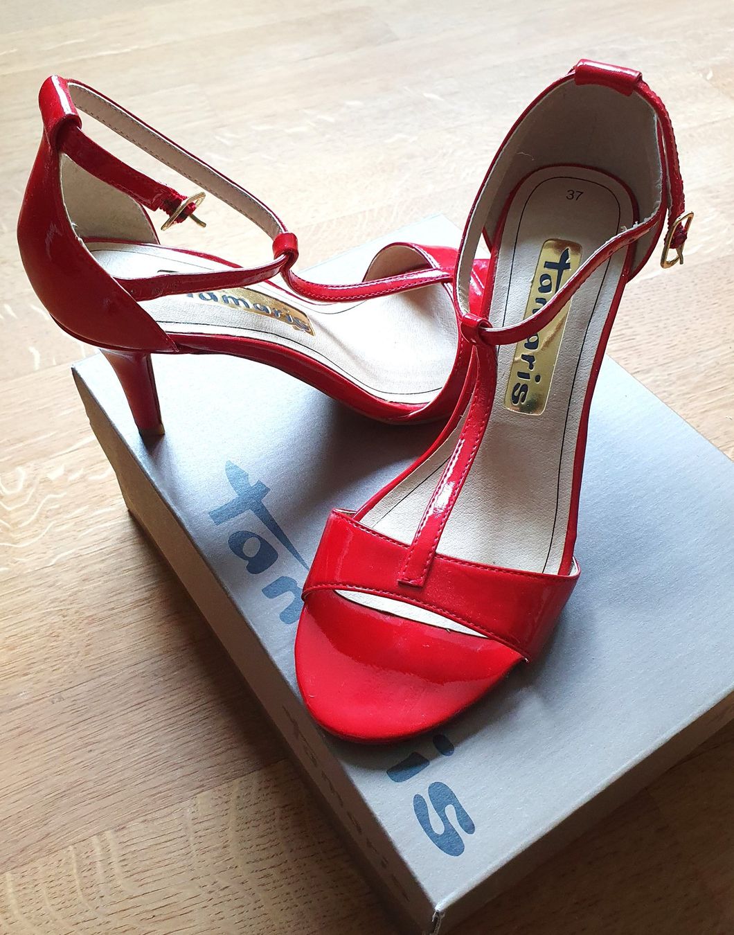Tamaris Scarpe da donna: Tamaris high heels - Red Patent - Gr. 37 – Usato da Niederönz venduto da anj_8kn5 4