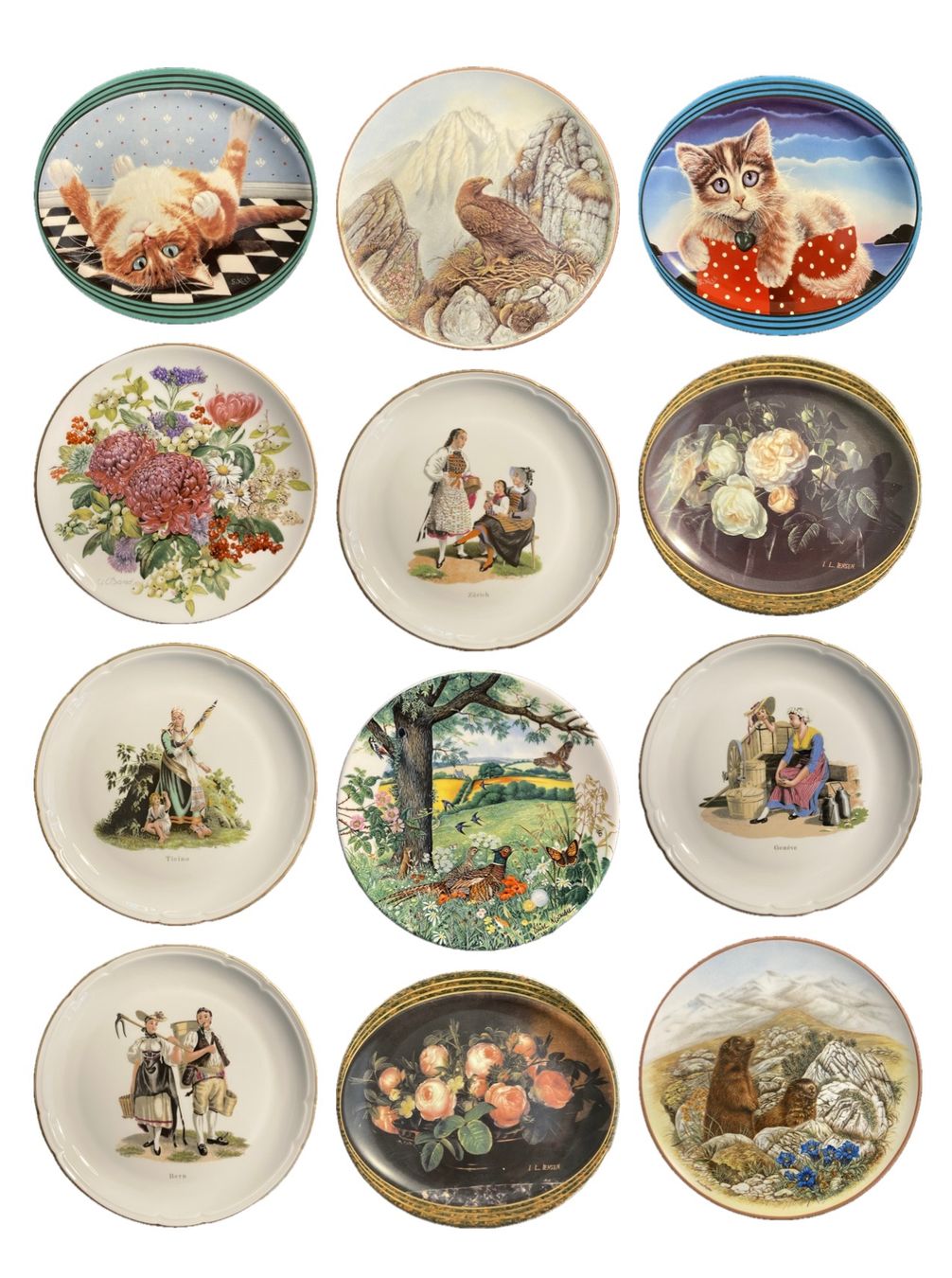 Piatti: Wunderschöne Wandteller-Sammlung, 120 Teller, Top! – Usato da Urdorf venduto da Uluka 5