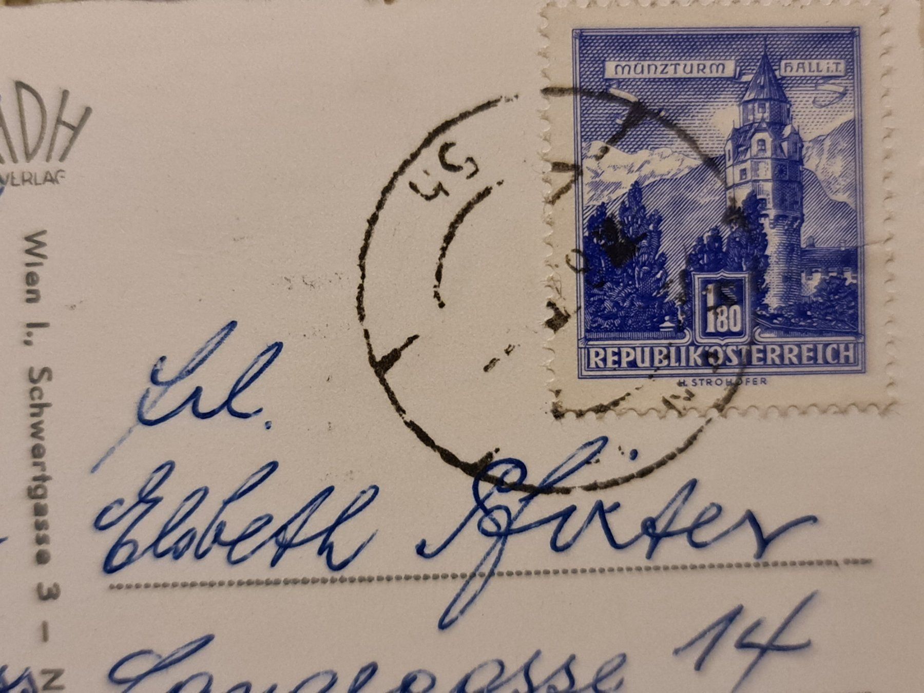 Cartoline postali: Ansichtskarte Wien Österreich – Usato da Dintikon venduto da Vexi 1