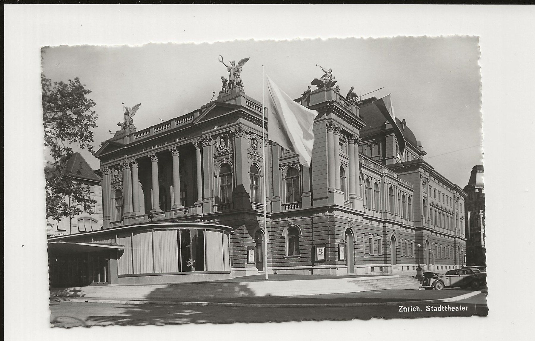 Cartoline postali: AK ca.1945 Zürich Stadttheater – Usato da Greifensee venduto da 315WDO