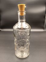 Deko Flasche mit LED Licht hier wohnt das Glück gebraucht 
