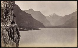 Fotografie Flüelen, Blick nach der Axen