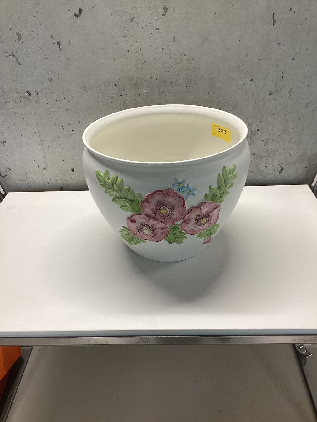 Vasi per fiori: Blumentopf Keramik mit Blumenmuster - Wiitergäh – Usato da Zug venduto da GGZatWork 1