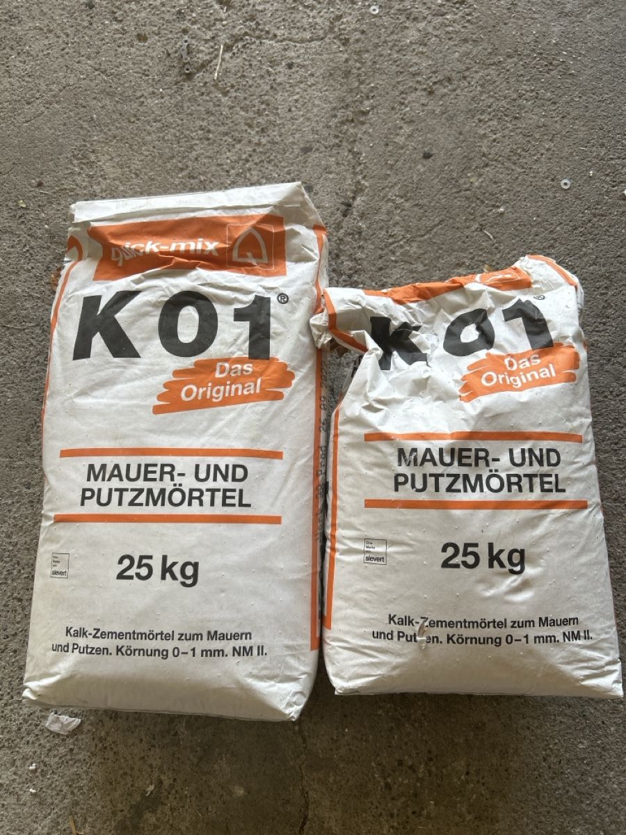 Materiale di riempimento: Mauer- und Putzmörtel – Nuovo e nell'imballaggio originale da Stüsslingen venduto da Alphonso