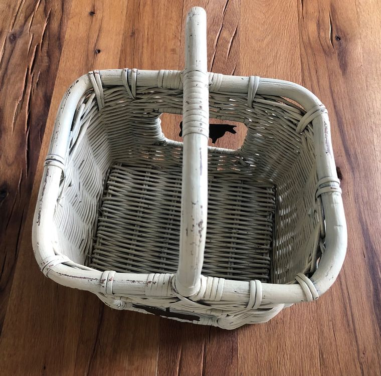 Altro per la casa: Weidekörbli, Dekokorb mit Kuhmotiv, Vintage Look – Usato da Bülach venduto da rol_2mmy 1