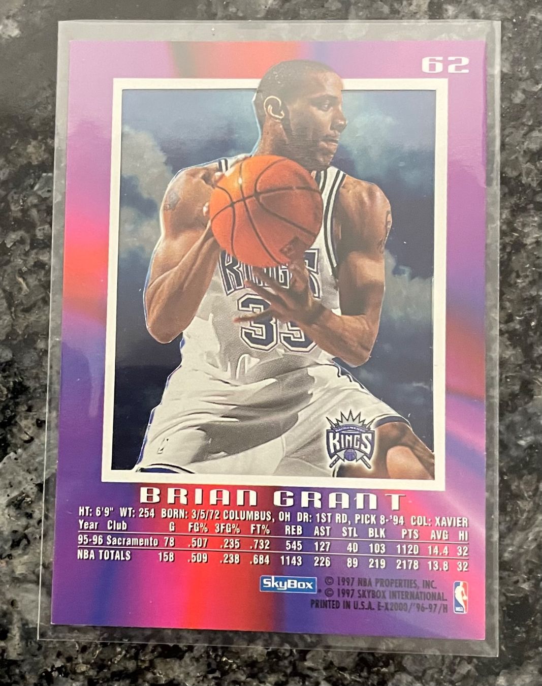Nba Sammelbilder & Trading cards: NBA Brian Grant Skybox EX2000 96/97 Card – Neu (gemäss Beschreibung) aus Muttenz von joba23 1