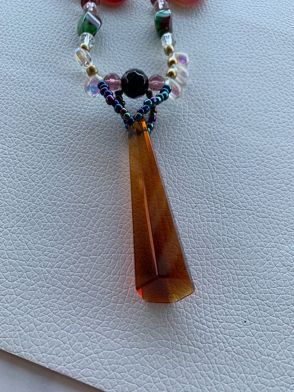 Catenine: HALSKETTE MIT SCHÖNEN EDELSTEINEN BUNT – Usato da Schaffhausen venduto da vasco016 3