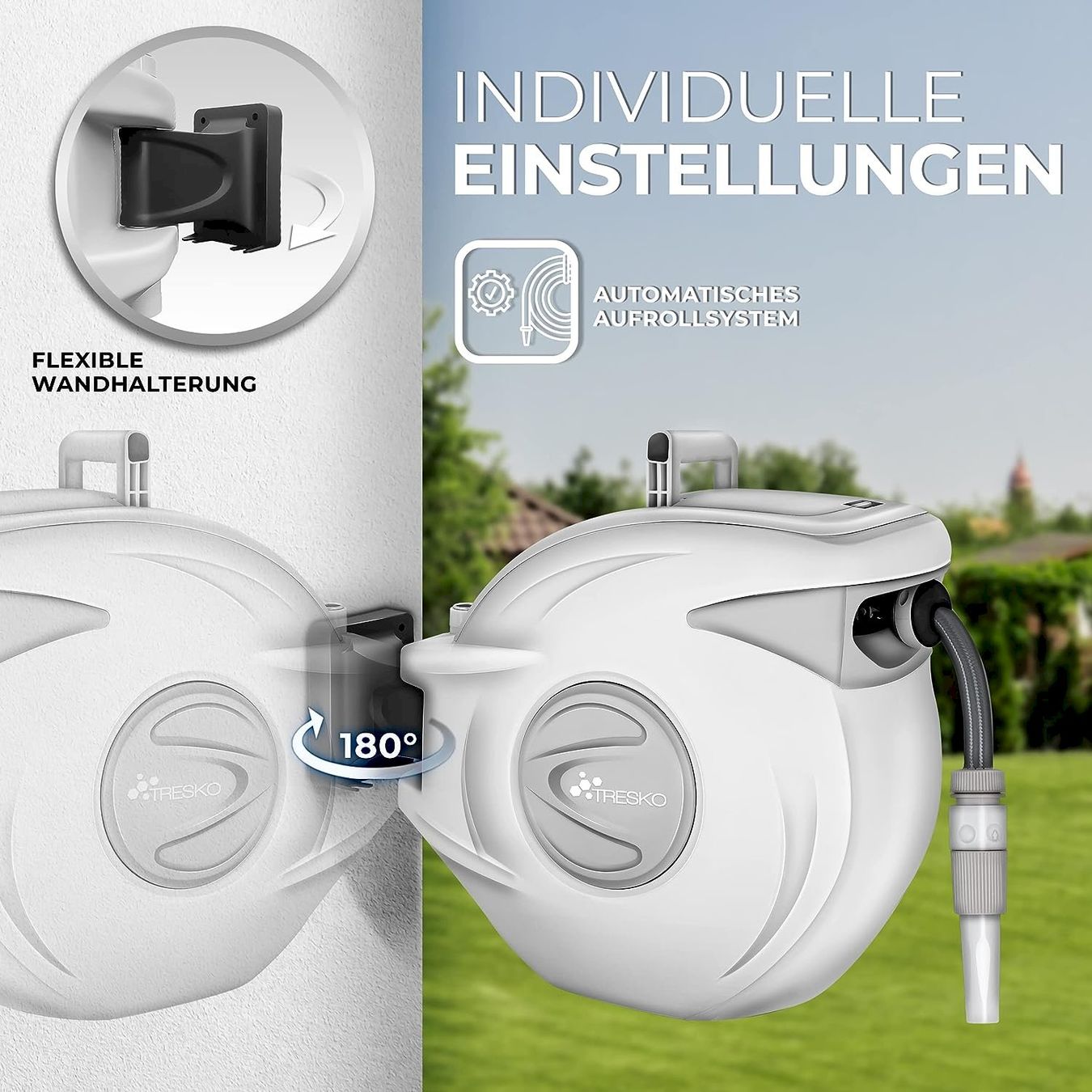 Altro in Utensili da giardino: Schlauchtrommel 30m Aufroll-Automatik – Nuovo e nell'imballaggio originale da Bottighofen venduto da zaap 2