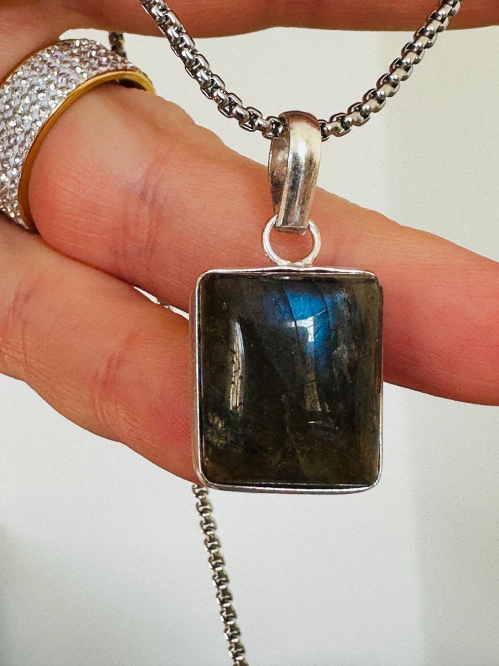 Catenine: Labradorite necklace – Nuovo e nell'imballaggio originale da Genève venduto da AGBERG 5
