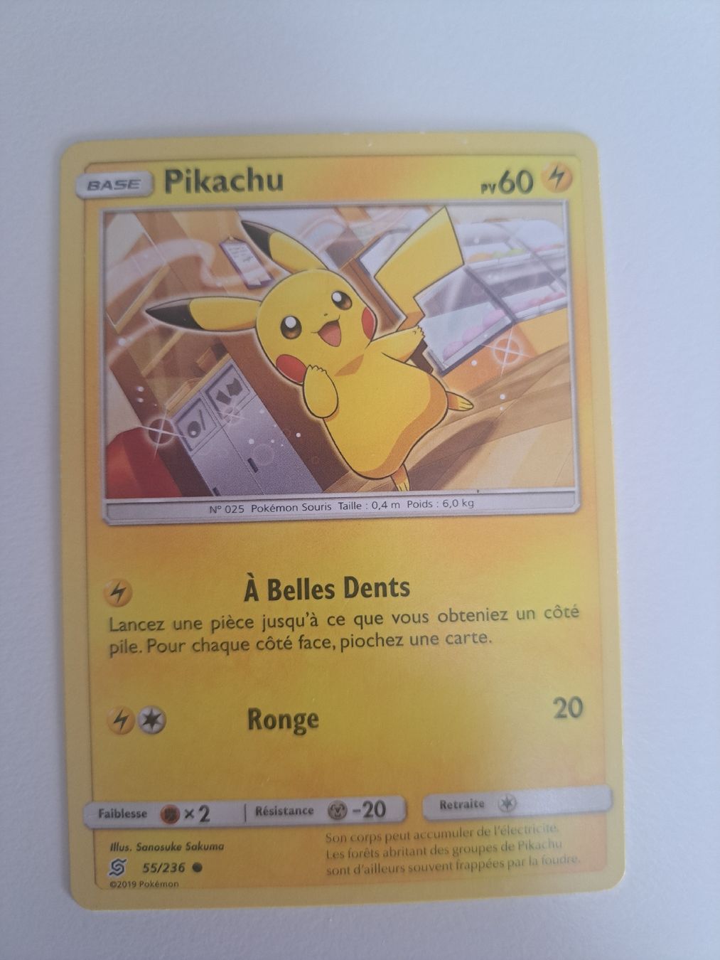 Pokémon Carte collezionabili: Carte Pokémon Pikachu 025/236  – Usato da Agiez venduto da Besson08