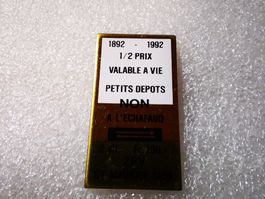 Ansteckpin 6: 1/2 Prix
