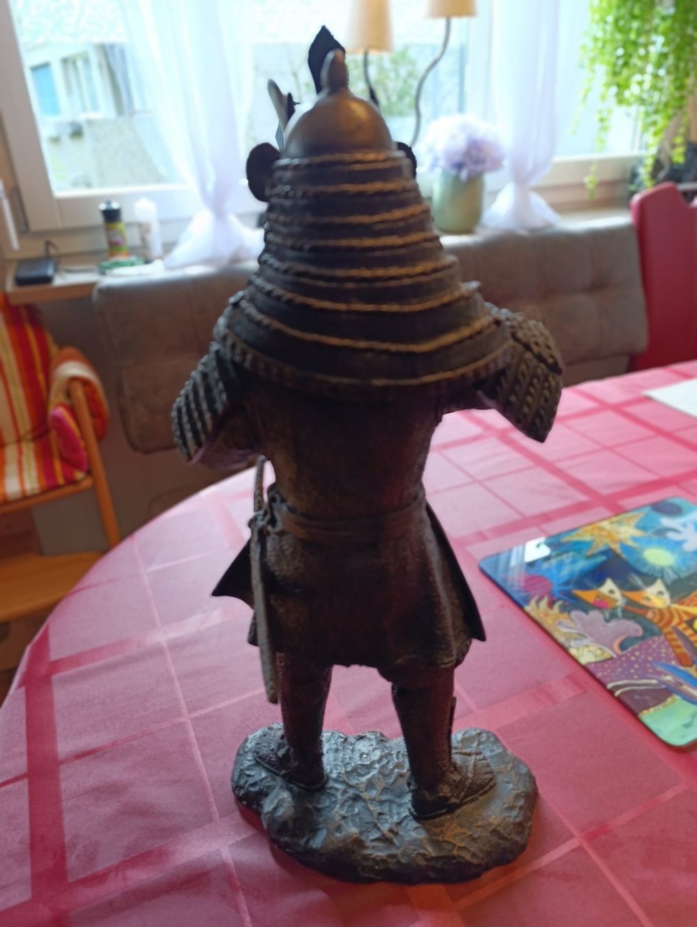 Sculture & Statue: GROSSER BRONCE SAMURAIKRIEGER EINDRÜCKLICH SELTEN – Usato da Reinach BL venduto da Katzenmorli 5
