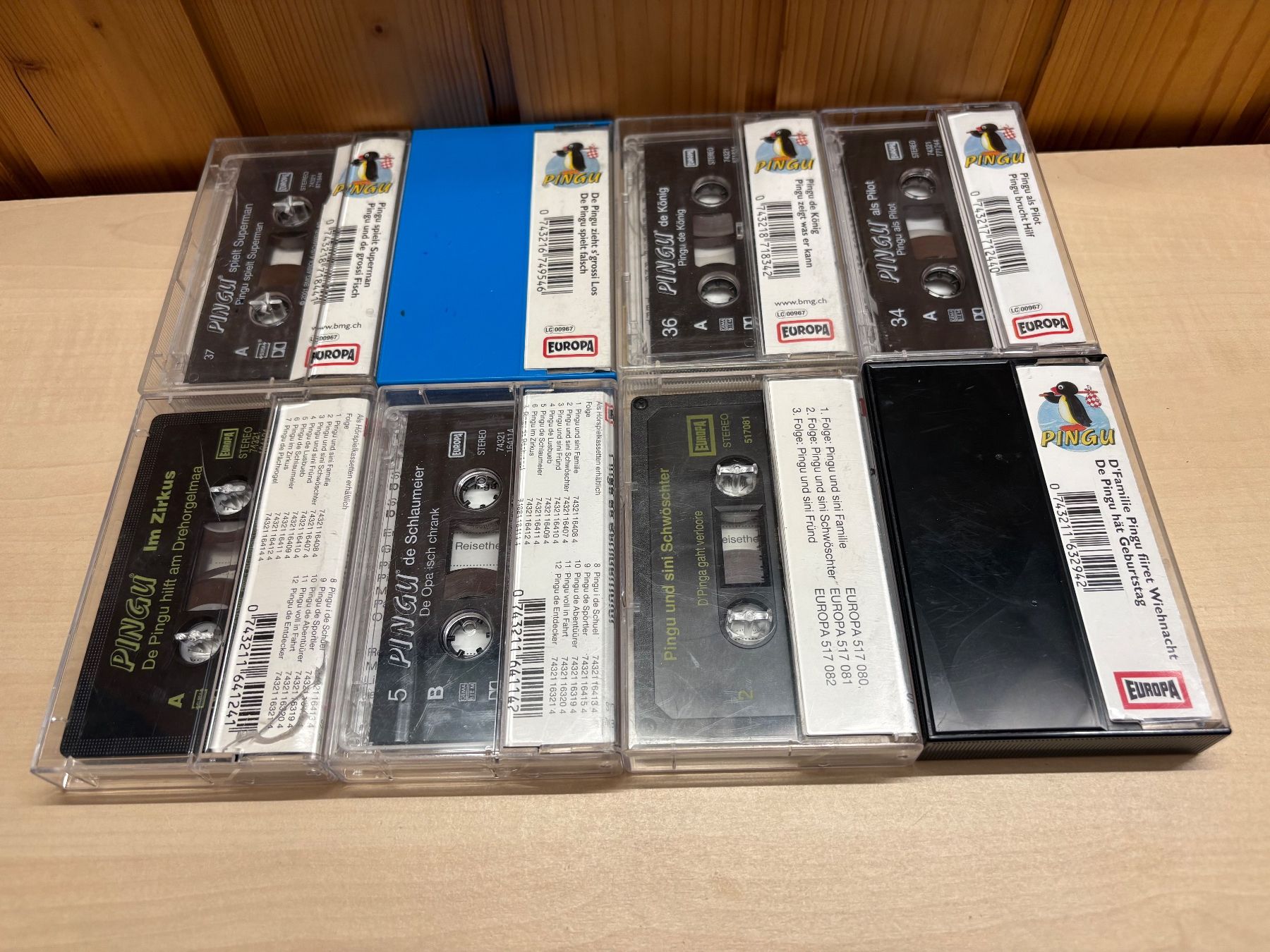 Musicassette: 8 Stk. PINGU Kassetten – Usato da Rümligen venduto da Sibill 1