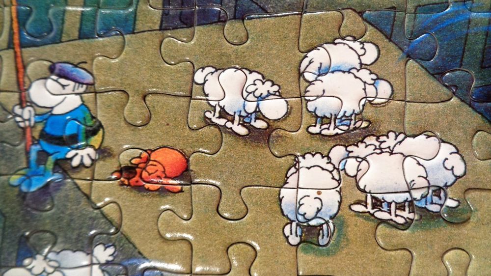 Puzzle „Schafe In Arrazola“ – 2000 Teile, Motiv Aus Spanien, Für Puzzle-Fans