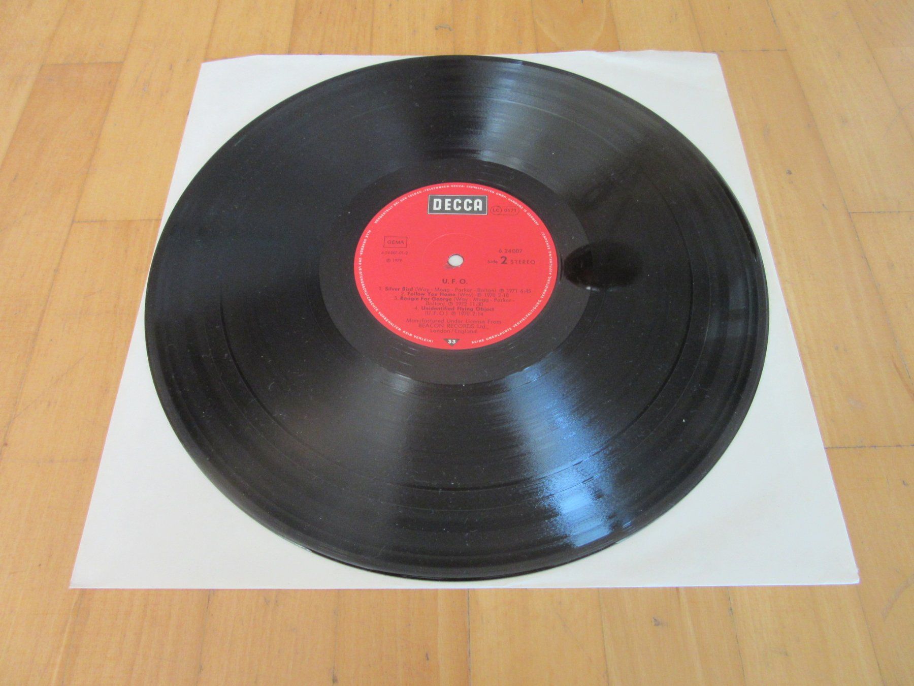 Dischi in vinile: Langspielplatte "UFO" - UFO – Usato da Degersheim venduto da Tforelle 4