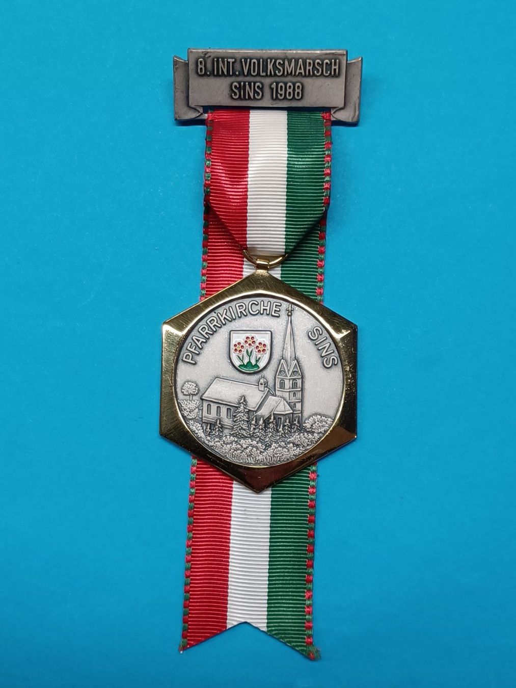 Medaglie: Sins - Pfarrkirche 1988 (B218) – Usato da Schwanden GL venduto da Suvorov 2