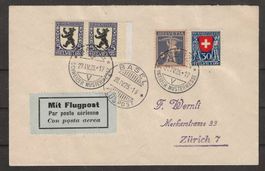 1925 : Seltener Flugbrief Nr. 25.3.c : KP 400.--