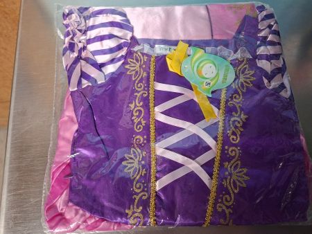 Fasnacht: Rapunzel-Kostüm, Grösse 150, Lila/Pink, Neu!