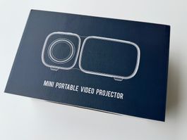 Mini Beamer mit 4K-1080P-Unterstützung Projektor Tragbar