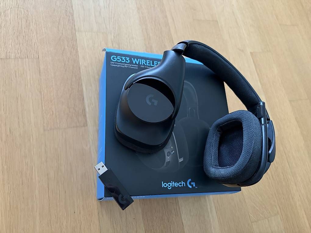 Kopfhörer: Casque Logitech G533 Wireless – Gebraucht aus Fribourg von L.E.Krb 1