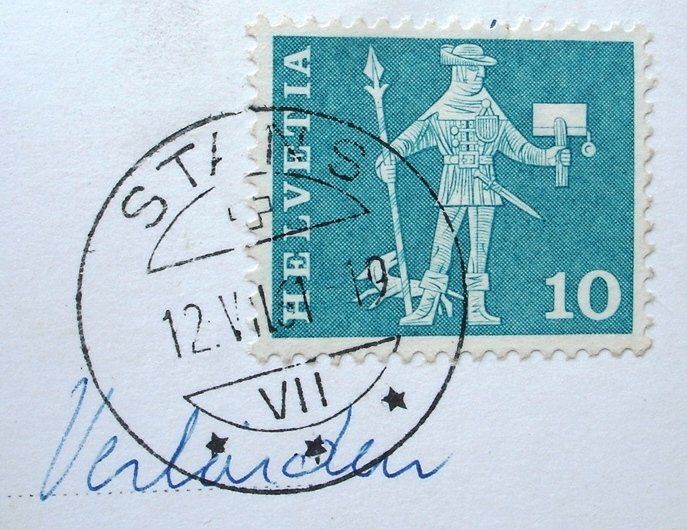 Cartes postales: STANS Flugaufnahme – D'occasion à Jona par philajona 1