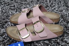Birkenstock, Arizona Big Buckle, 38, Leder, old rose, NEU