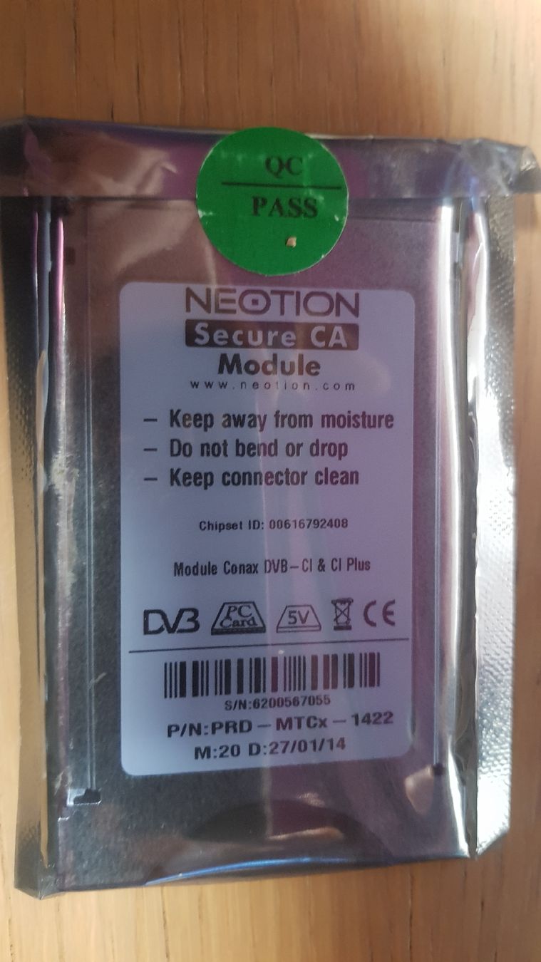 Receiver: Conax Pairing CAM Modul – Neu und originalverpackt aus Grenchen von RESY 1