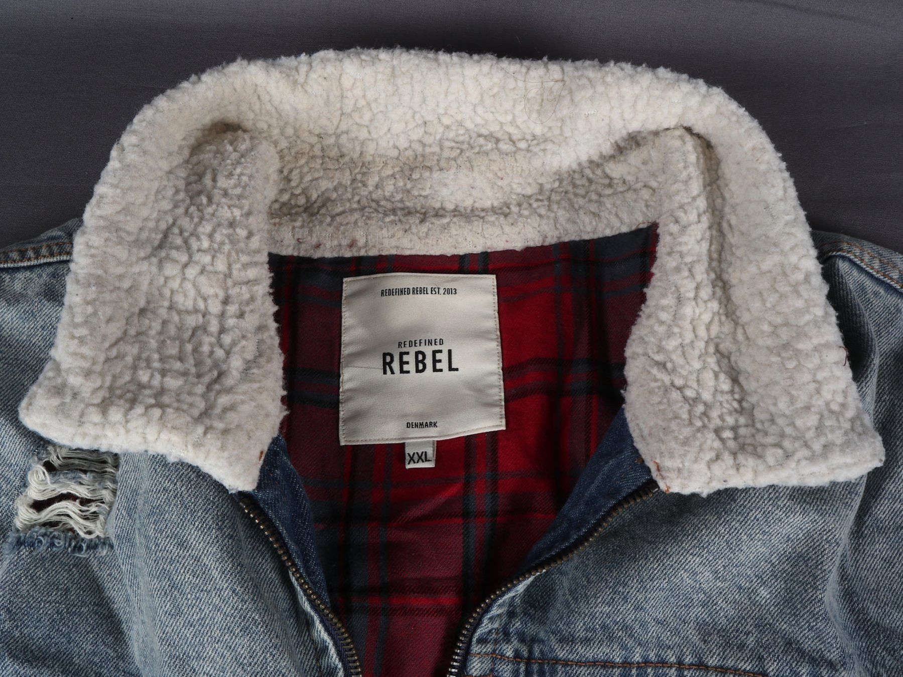 Jacken: REBEL Jeansajacke – Gebraucht aus Steinen von Restwert_Steinen 9
