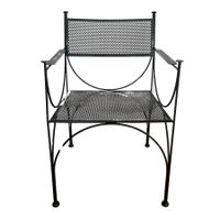 Vintage Mid Century Modern Fermob Garden Set of 4 armchairs