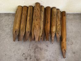 Holzpfosten