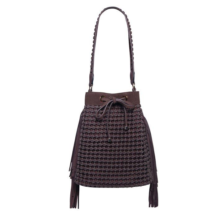 EVEOUT Damen Umhängetasche Kunstleder - Vintage Fransen Tasche Western Style