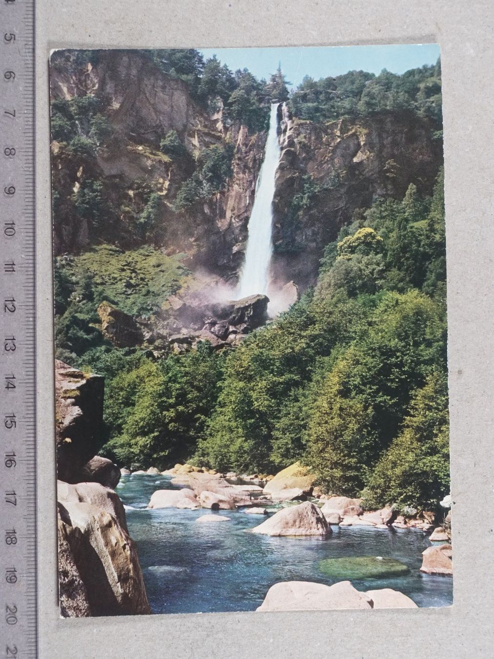 Ansichtskarten: Foroglio, Val Bavona, La Cascata – Gebraucht aus Lenzburg von fh1
