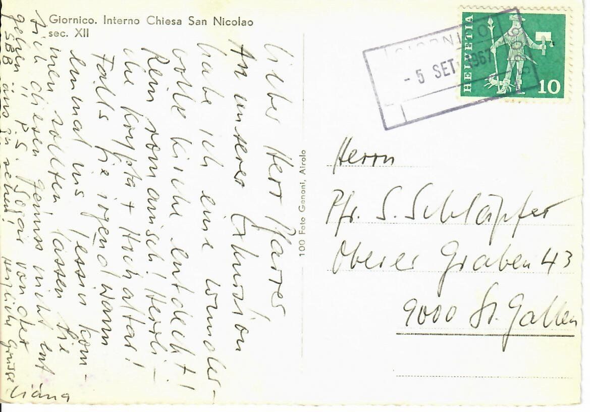 Cartes postales: Giornico  - Bahnpost – D'occasion à Hochdorf par Ziegel-16 1