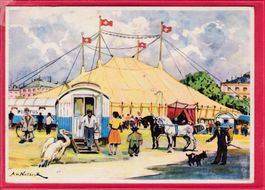 CIRCUS PILATUS, MENAGERIE UND EINGANG DER ARTISTEN