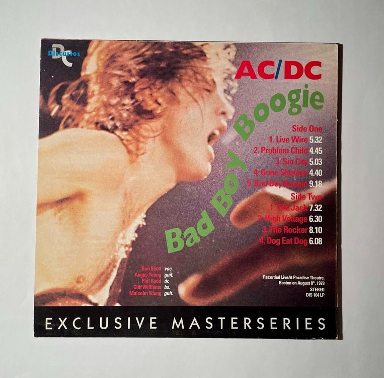 AC/DC Bad Boy Boogie RARE & LIMITED LP Kaufen auf Ricardo