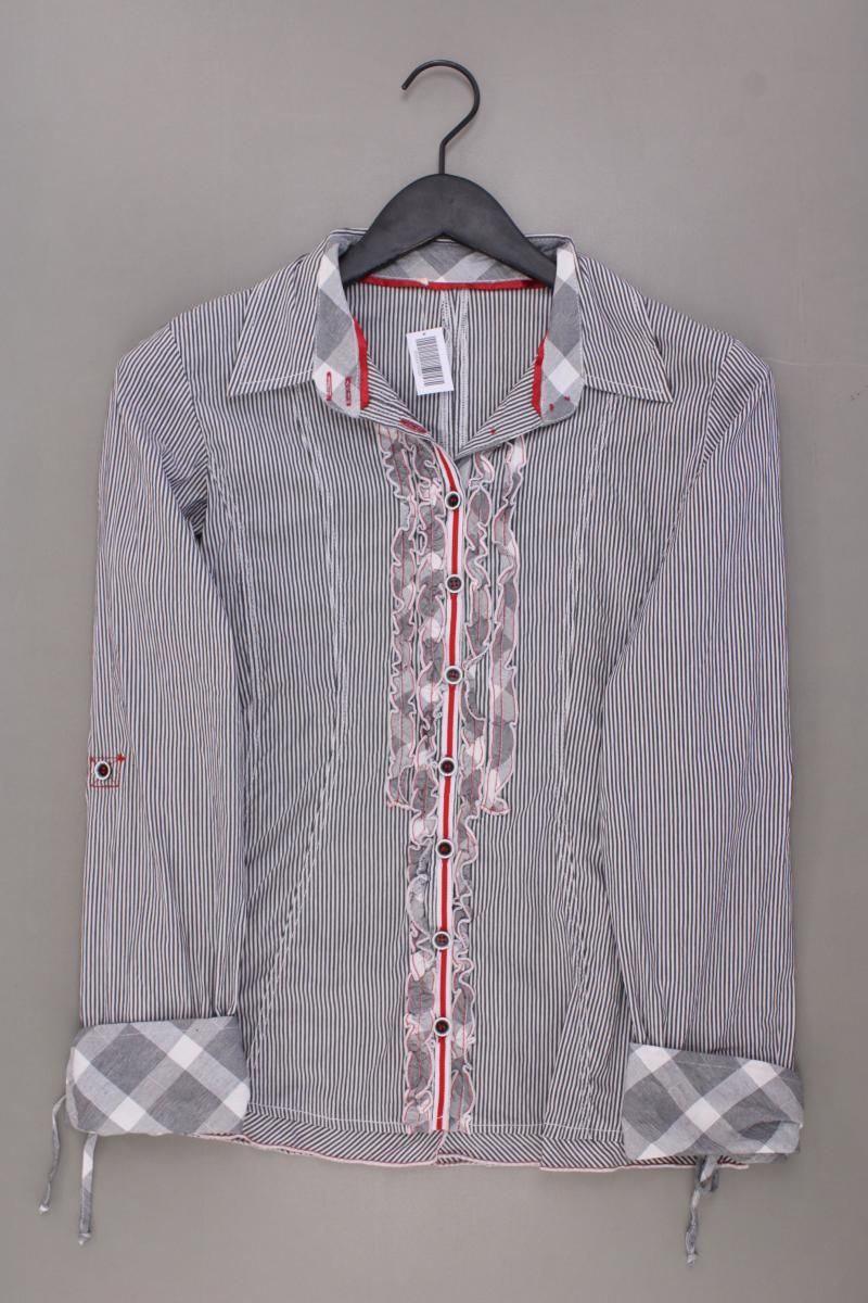 Blusen: Biba Langarmbluse Gr. 36 gestreift grau – Gebraucht aus Neustadt an der Waldnaab von SecondLifeFashion