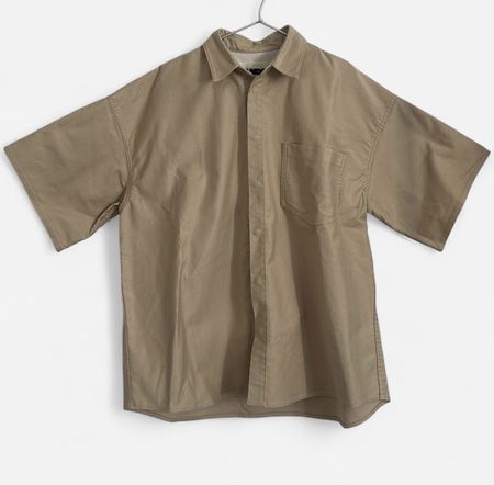 Jil Sander beige oversized shirt